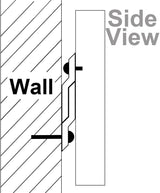 Low Profile French Cleat Hanger - 6" Aluminum