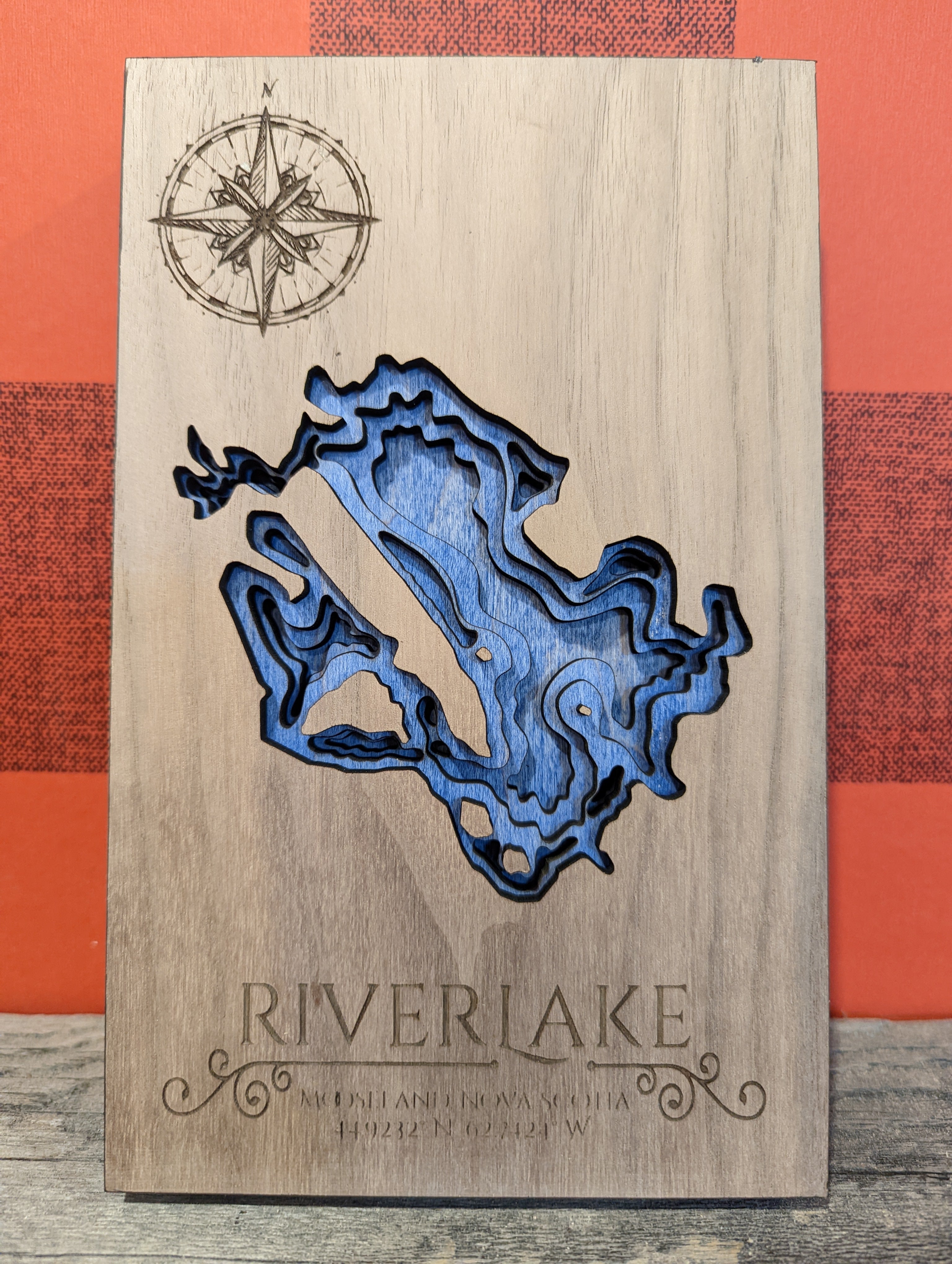 Custom 3D Wooden Lake Maps – Boathouse & Bunkie