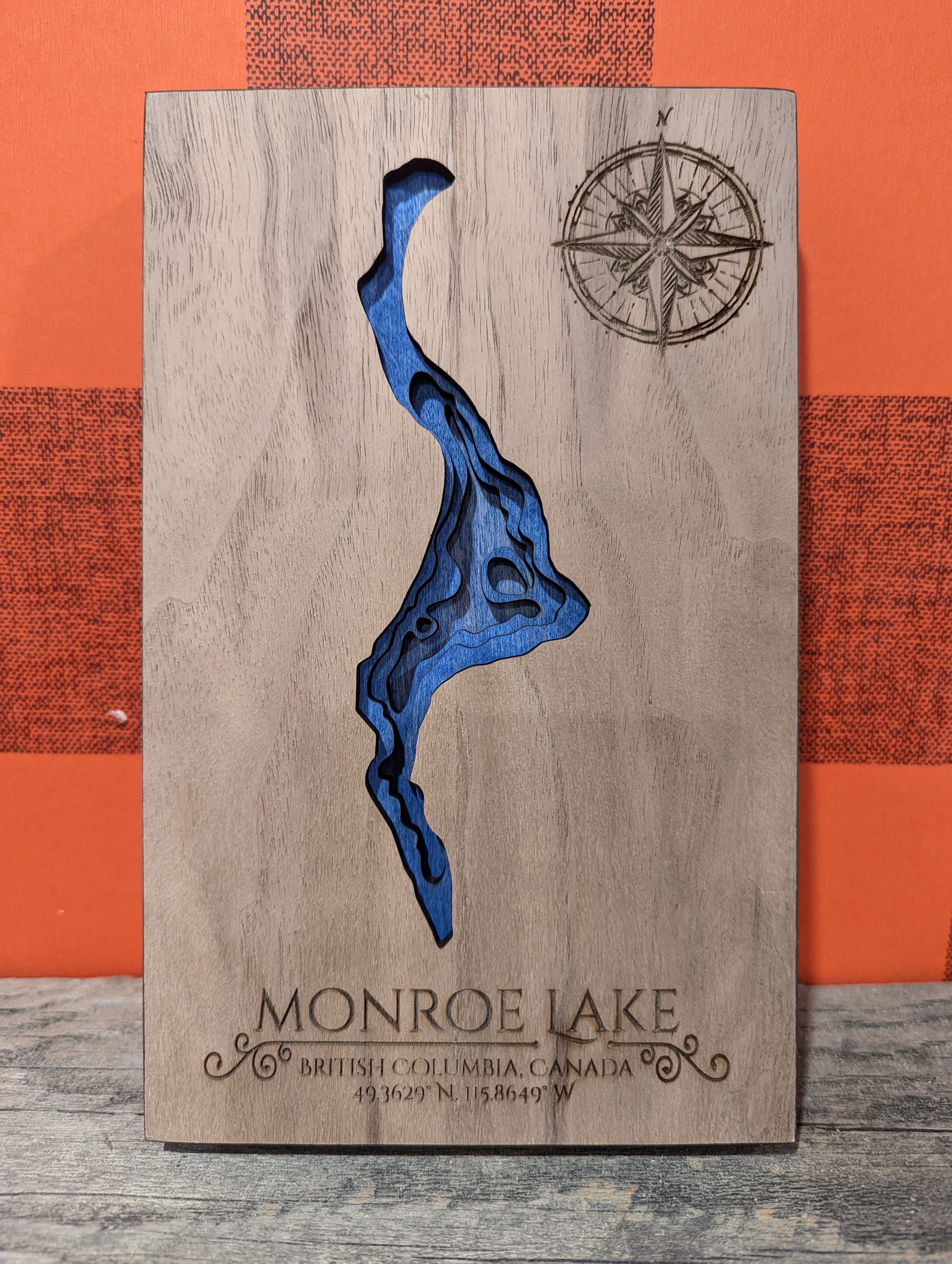 Custom 3D Wooden Lake Maps – Boathouse & Bunkie